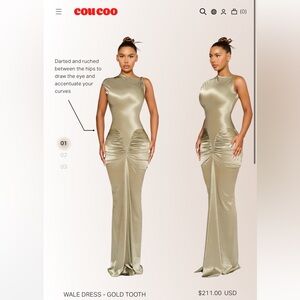 Coucoo Wale Dress Gold Tooth